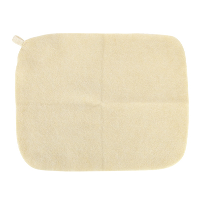 Коврик для бани 50х40х1 см белый (Бацькина баня)