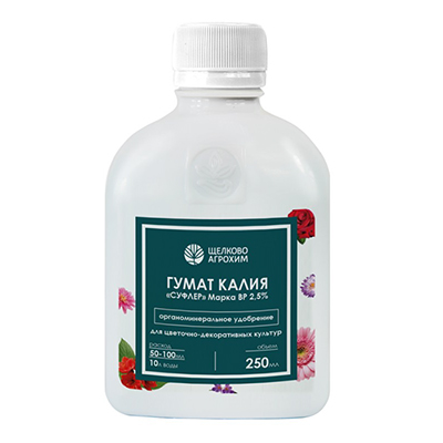 Гумат калия Суфлер для цветочно-декоративных культур 250 мл (Щ/А)