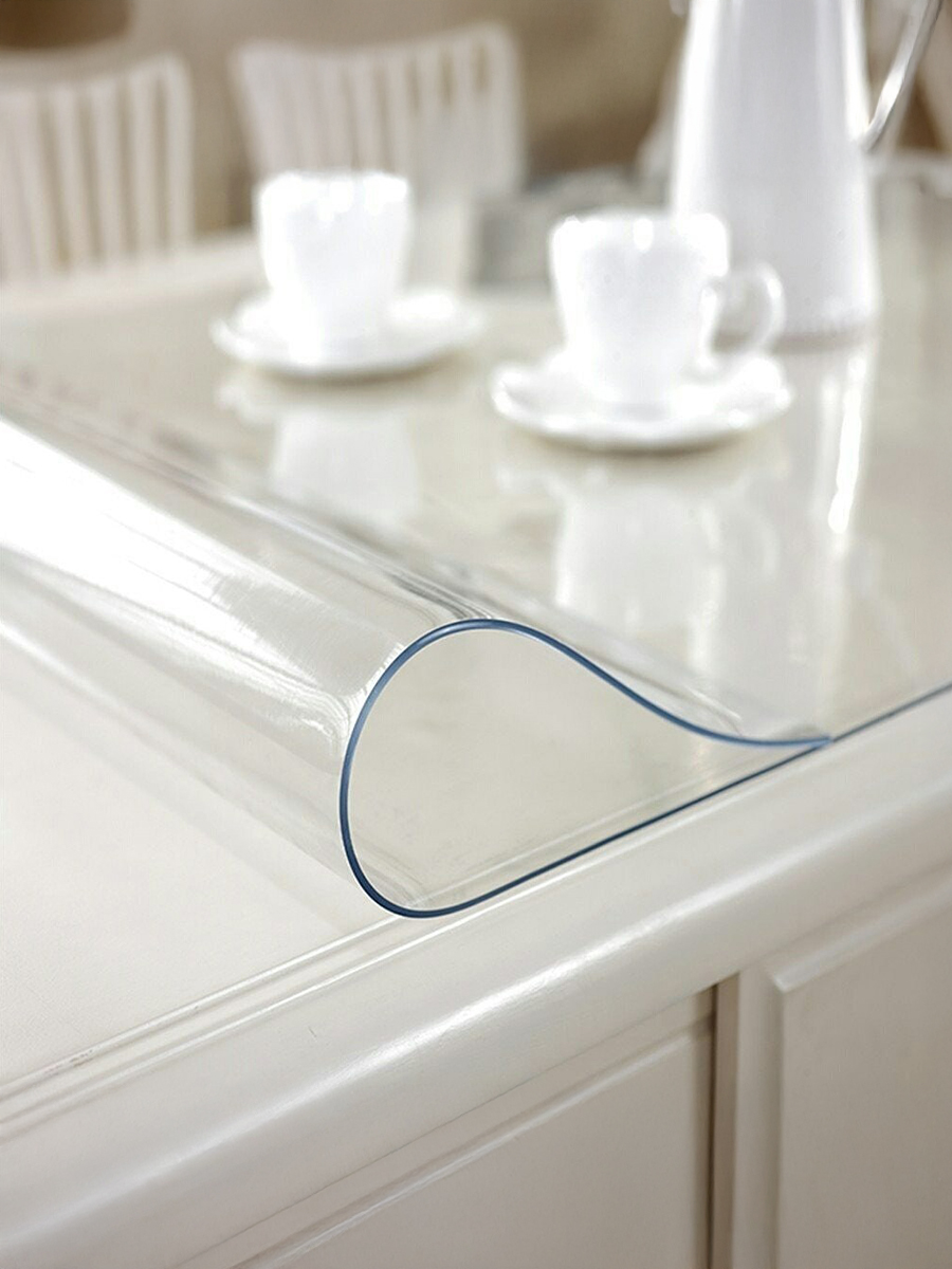 Термоскатерть прозрачная 1,0х0,6 м толщина 0,8 мм 'Жидкое стекло' (Praktische Home)