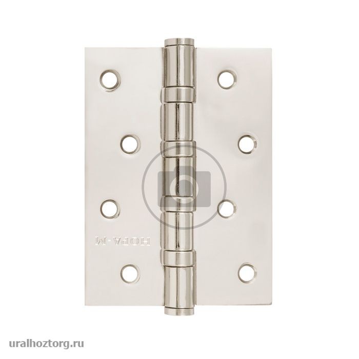 Петля 100х70х2.5 Аверс 4ВВ NIS (матовый никель) универс,саморезы
