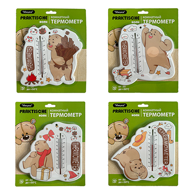 Термометр комнатный 'Мишка Praktische Home' SL001 блистер