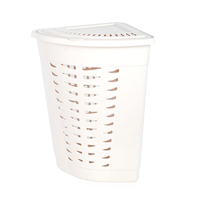 Корзина для белья 45 л угловая сл кость м1364 (А)