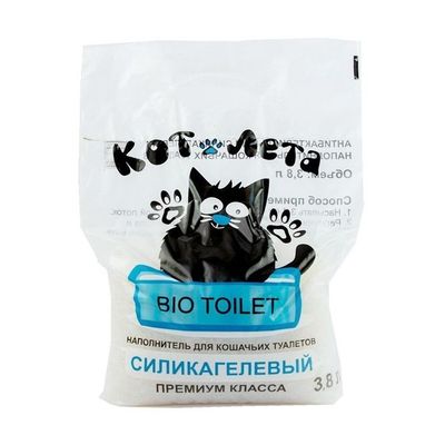 Наполнитель Силикагелевый КотЛета 3,8л.