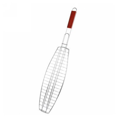 Решетка-гриль 60 (+3) х34х15х3 см хромированная для рыбы 862-107