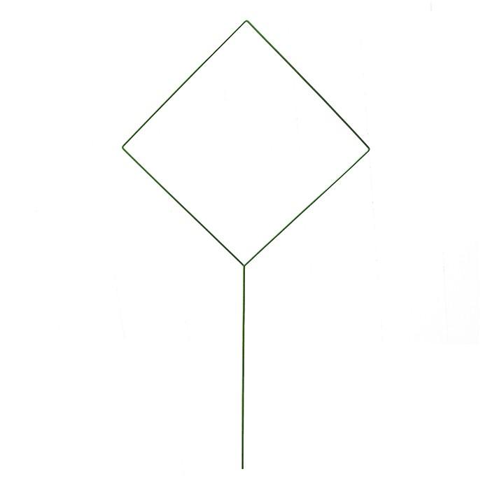 Опора для растений металл крашенный проволока d-5 мм 'Ромб' 120 х 63 см