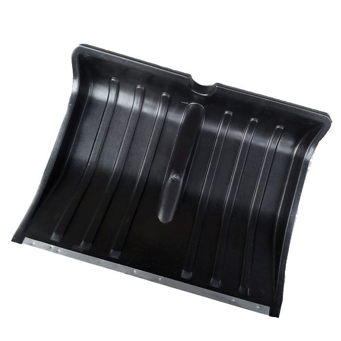 Лопата снегоуб пласт 500х390 с планкой d=32 `Praktische`