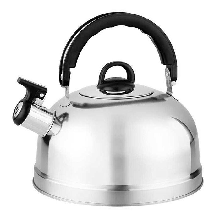 Чайник наплитный нерж сталь 2,7 л со свистком  зерк полировка Casual
