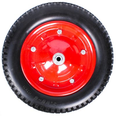 Колесо К Тачке Пенополиуретановое 3.00-8 PU2400-20 (2.65.180PU/2.110.320PU) (d колеса 360 мм, d ступицы 20 мм, L ступицы 90 мм)