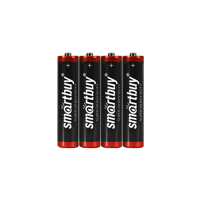 Батарейка солевая Smartbuy ААA, R03 (пленка-4)