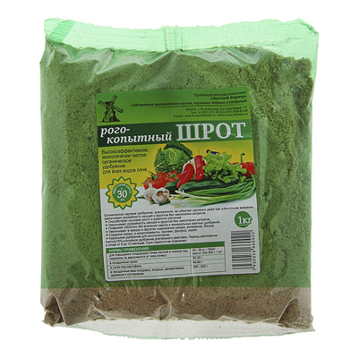 Удобрение Шрот рогокопытный 1 кг (Знатный фермер)