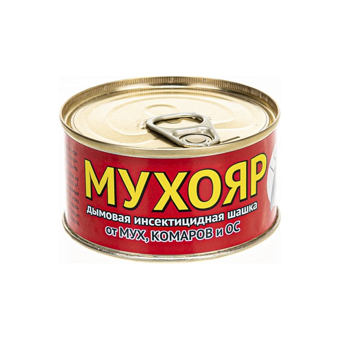 Дымовая шашка от мух, комаров и ос 100 г 'Мухояр'