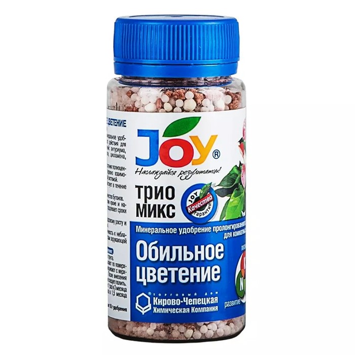Удобрение Трио микс 'Обильное цветение' 100 г (Джой)