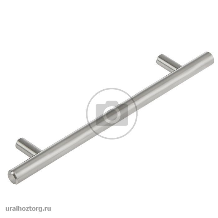 Ручка-рейлинг мебельная `SANBERG` мет 224, D12 мм (матов хром)