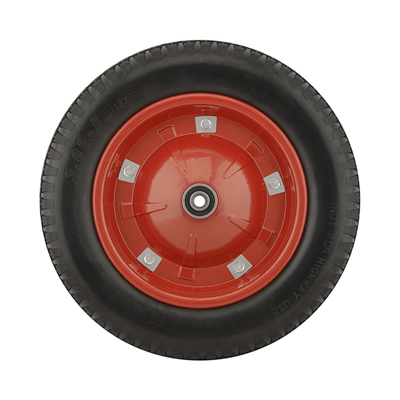 Колесо К Тачке Пенополиуретановое 3.00-8 PU2400-13 (1.65.120PU) (d колеса 360 мм, d ступицы 13 мм, L ступицы 90 мм) (С ВТУЛКОЙ 12,7/10,3 мм)