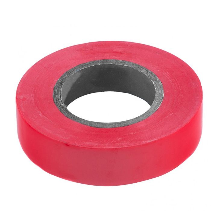Изолента ПВХ (15м) в/с инд. упак. (красн)