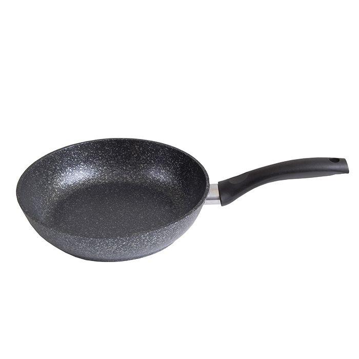 Сковорода алюм 24 см а/п `Темный мрамор` смт241а (Kukmara)