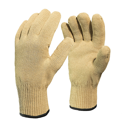 Перчатки двойные термостойкие 7 класс из пара-арамидной пряжи от повышенных температур (до 400°С) (205 гр)