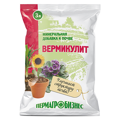 Вермикулит  3 л (ПАБ)