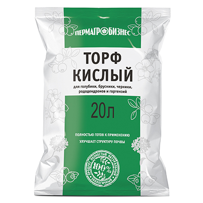 Торф Кислый 20 л (ПАБ)
