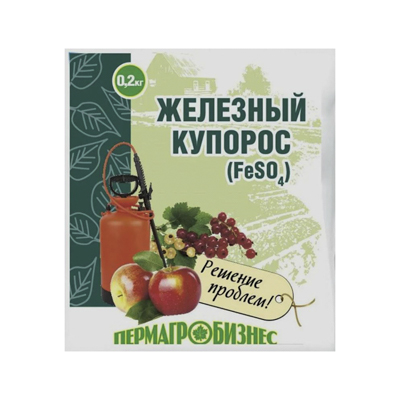 Железный купорос 0,2 кг (ПАБ)