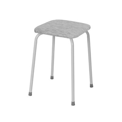 Табурет мягк.квадр.сид. до 150 кг, 4 опоры, серый `Пенек легкий` (ЗМИ)