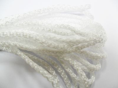 Шнур полипропиленовый, хозяйственный, вязаный, с сердечником, d=3 мм, 10 м, белый (Тип 2н) 