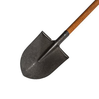 Лопата штыковая ЛКО рельс.сталь `Урожайная сотка` универсальная с краш дер/чер S503-2