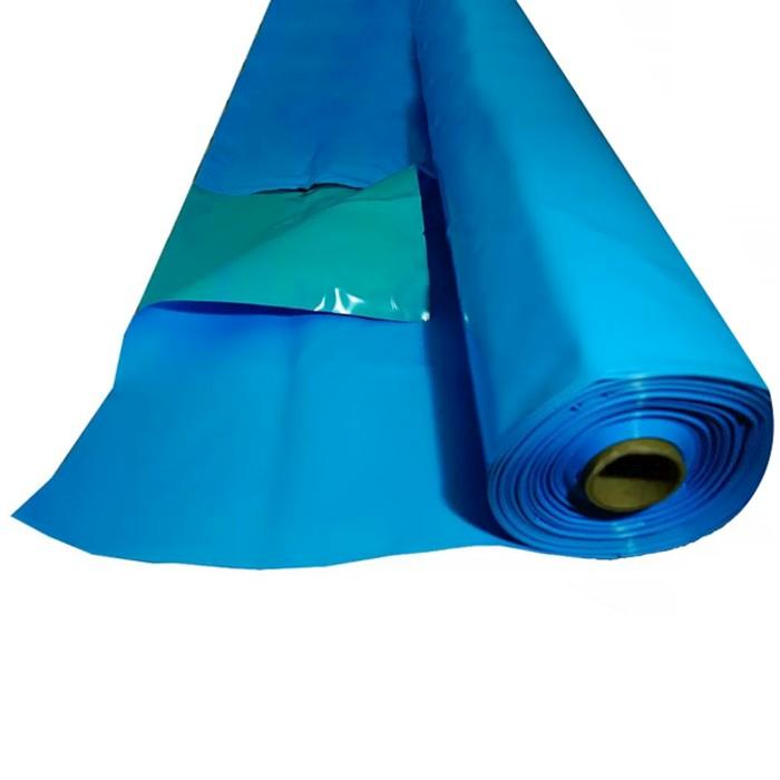 Пленка Полиэтил Рукав 'AKWEN' 500 мкм 10 м (3 м х 2) для водоемов (синий/зеленый)