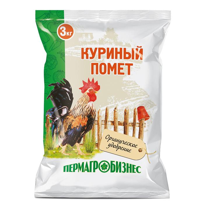 Удобрение Куриный помет 3 кг (ПАБ)