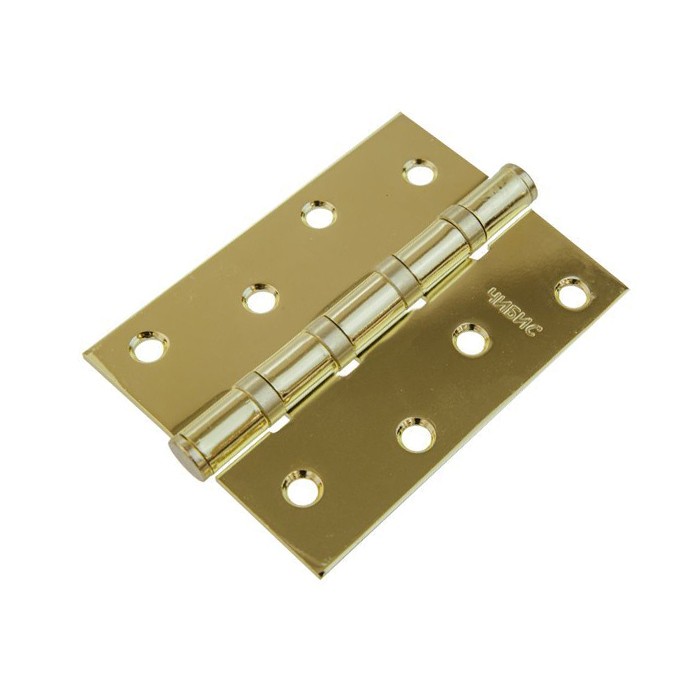 Петля  125х75х2.5-4ВВ `ЧИБИС` (золото) универс,саморезы