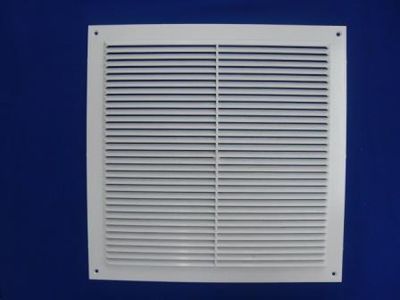 Решетка вентиляционная 300х300 пласт,б/сетки (бел) (Омск)