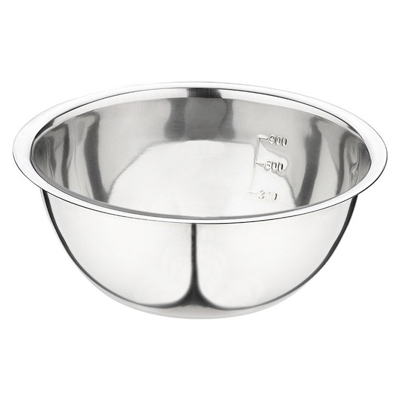 Миска нерж 1,5 л d=20 см мерная шкала Bowl-Roll-20
