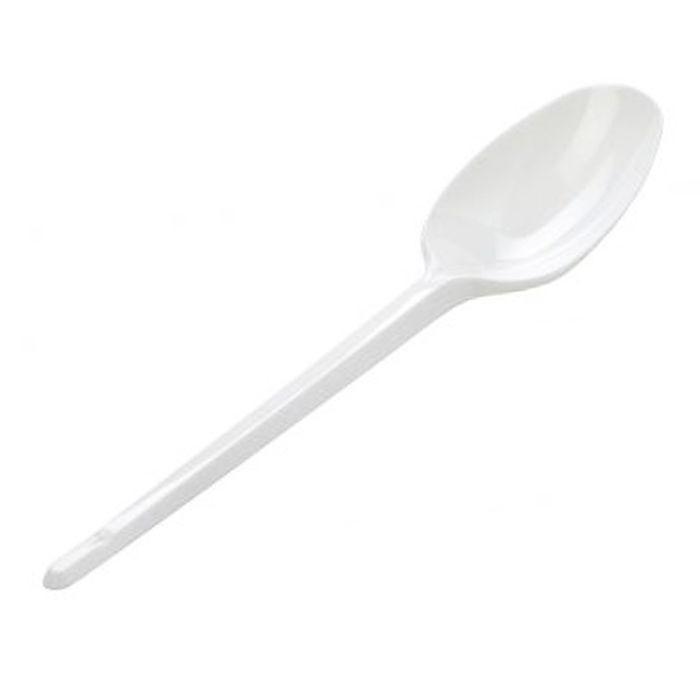 Ложка одноразовая столовая 16,5 см 100 шт/уп белая 'Мистерия'