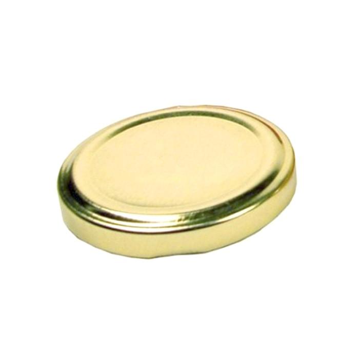 Крышка для консервирования винтовая твист-66 `Елабуга` золото (10 шт в уп)