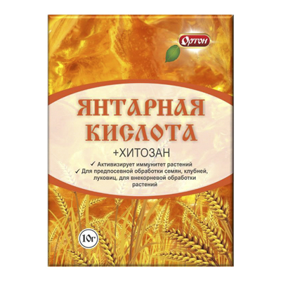 Удобрение Янтарная кислота 10 г (Ортон)