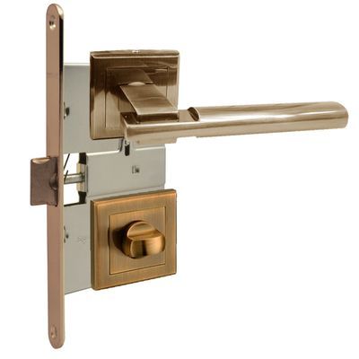 Защелка дверная `ЧИБИС` Готовое решение КРОНОС (бронза) фикс