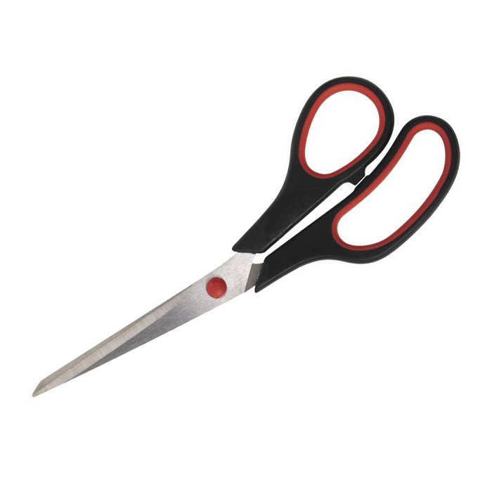 Ножницы канцелярские 21,5 см ручка пластик с резин вставкой 237500 (STAFF Everyday)