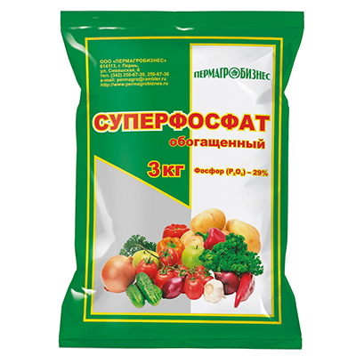 Удобрение Суперфосфат обогащенный 3 кг (ПАБ)