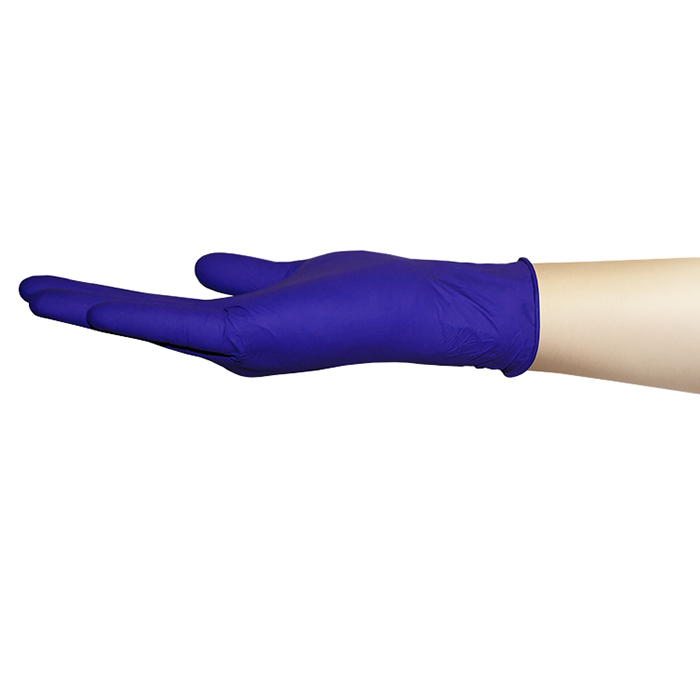 Перчатки нитриловые неопудренные фиолетовые 'mediOk' S (50 пар/уп)