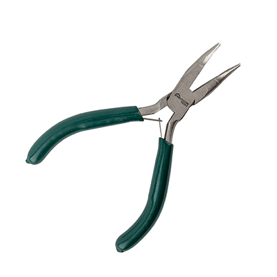 Тонкогубцы изогнутые `PRAKTISCHE TOOLS` mini, кованая сталь, 120 мм