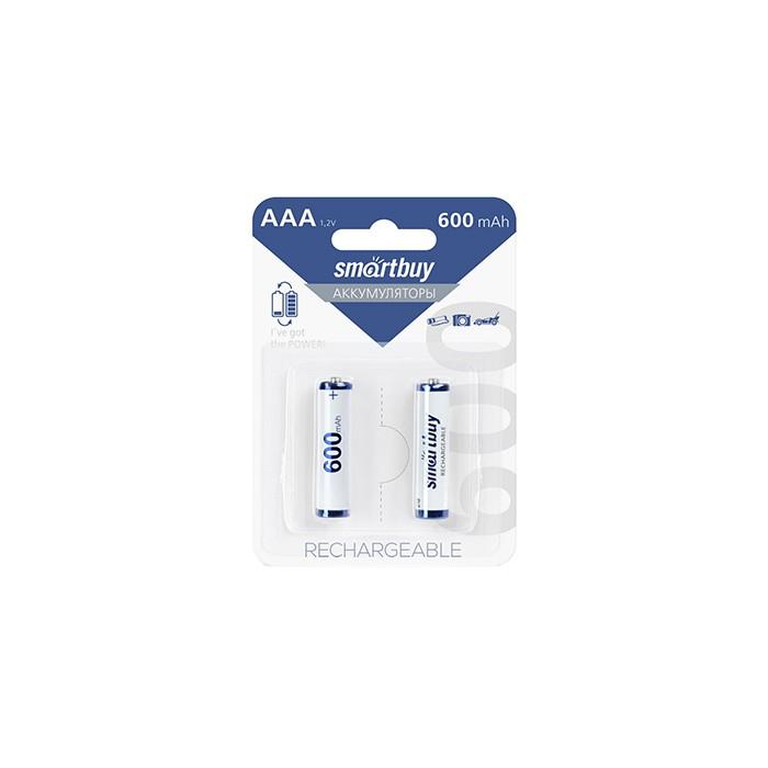Аккумулятор NiMh Smartbuy AAA  600 mAh (блист-2)