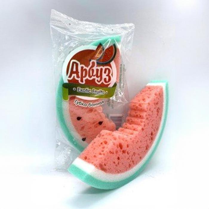 Губка д/тела 20х9х3 см 'Арбуз' (Прайд)
