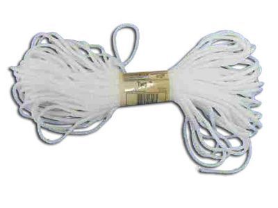Шнур полипропиленовый, хозяйственный, вязаный, d=4 мм, 20 м, белый (Тип 3) 