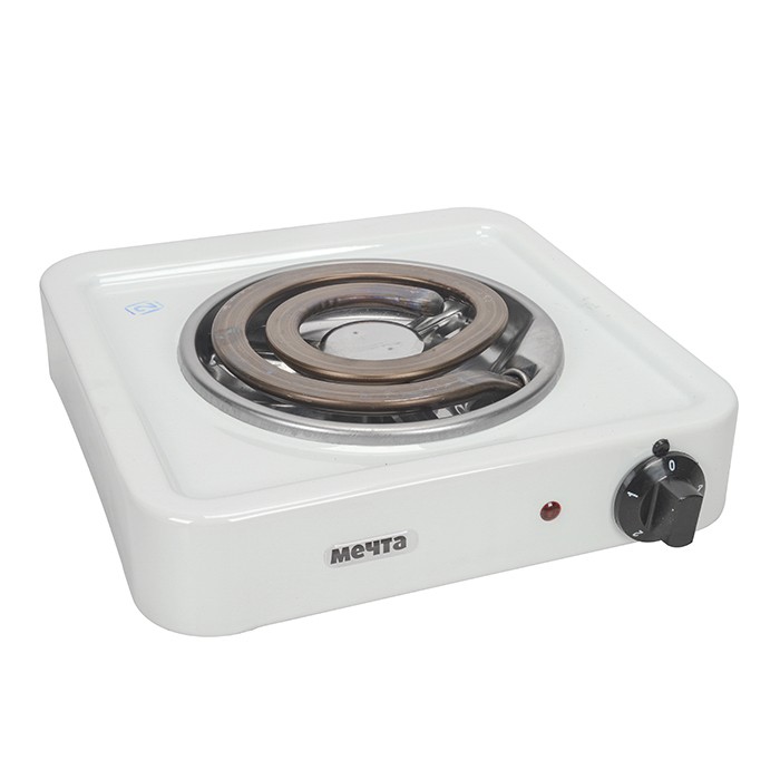 Плитка электрическая 1 конф тэн 1,0 кВт белая 111т (Мечта) 