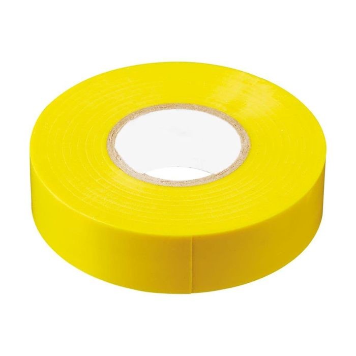 Изолента ПВХ (15м) в/с инд. упак. (желт) 