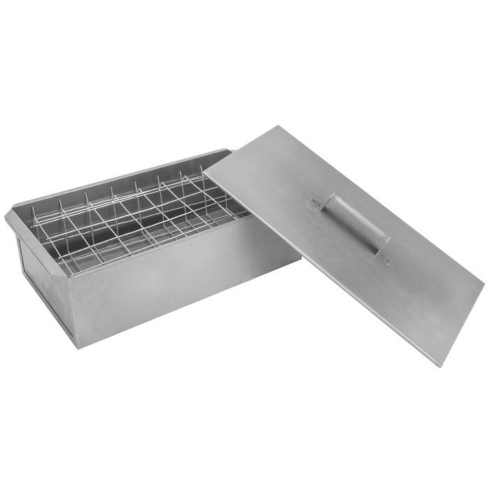 Коптильня 500х270х175 сталь 0,8 мм двухъярусная с поддоном 'Твой Пикник'