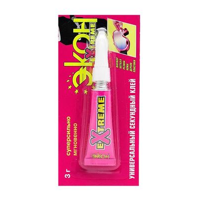 Клей секундный `Экон Экстрим` 3 г мультикарта