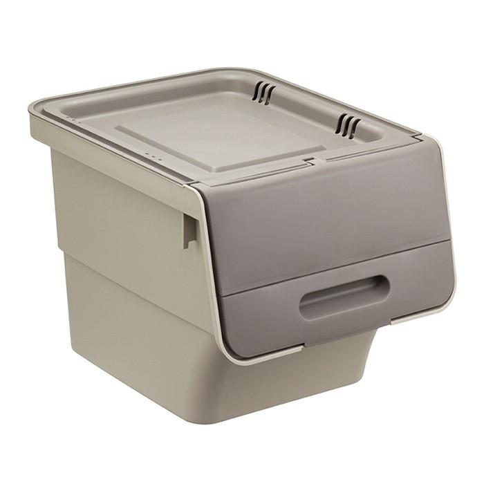 Ящик пласт универсальный 12 л СМАРТ Латте (М-Пл)