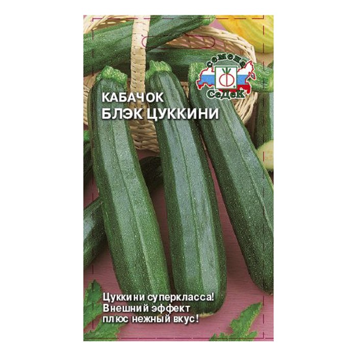 Кабачок Блэк цуккини, 2 г (СеДек)