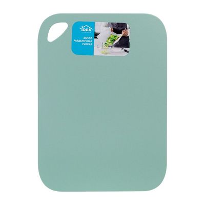 Доска разделочная пластик 35х25х0,2 см гибкая цвет в асс (М-Пл)